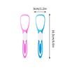 Tongue Coating Cleaner Tongue Scraper Tongue Coating Brush Oral Odor Removal Care Adult Portable Silicone Scrape Oral Tool