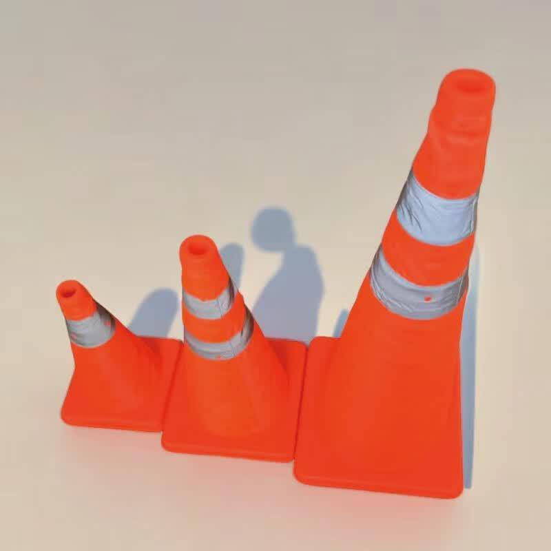 Foldable Retractable Reflective Traffic Cone