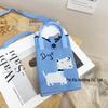 Cute Cartoon Dopamine Knit Crossbody Phone and Coin Bag