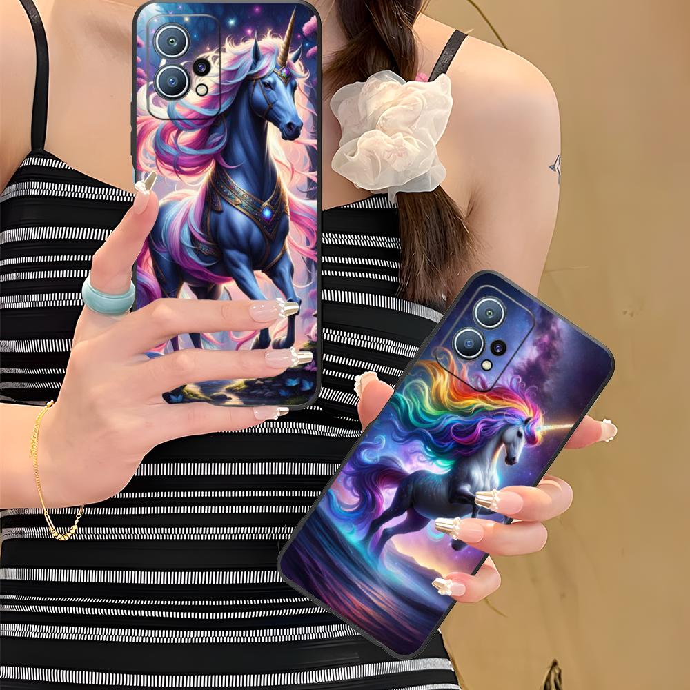 Fantasy Unicorn Mobile Phone Case for Huawei P60 P50 P40 P30 P20 P10 P9 P8 Pro Lite Plus Colorful Printing Cover Pretty Cover