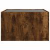 Infinity LED Coffee Table in Smoked Oak 50x50x30 cm
