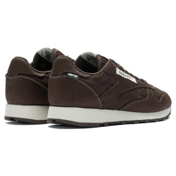Reebok Classic Leather Comfortable Versatile Low-Top Casual Running Shoes Unisex sneaker Brown 100034258