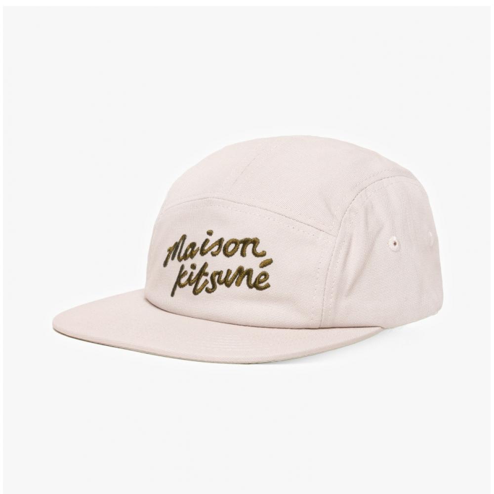 Maison Kitsune Lm06108ww0095 P705 Handwriting Logo Ball Cap