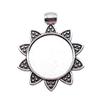 Fit 20mm Round Cabochon Bezel Pendant Setting Handmade Craft Blanks Frames
