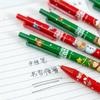 Capybara Christmas Gel Pen: Cartoon Student 0.5mm Black Ballpoint Push Pen - Fun Holiday Stationery Gift