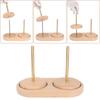 1pc Double Wood Spool Holder, Yarns Spinding Winder, Perfect Gift DIY Weaving Tool for Knitting Crochet Yarn Thread Art Project
