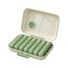 7 Section Pills Box Organizers Large Capacity Medicine Container Travel Friendly ABS Materials With Clear Compartments For Daily Medication