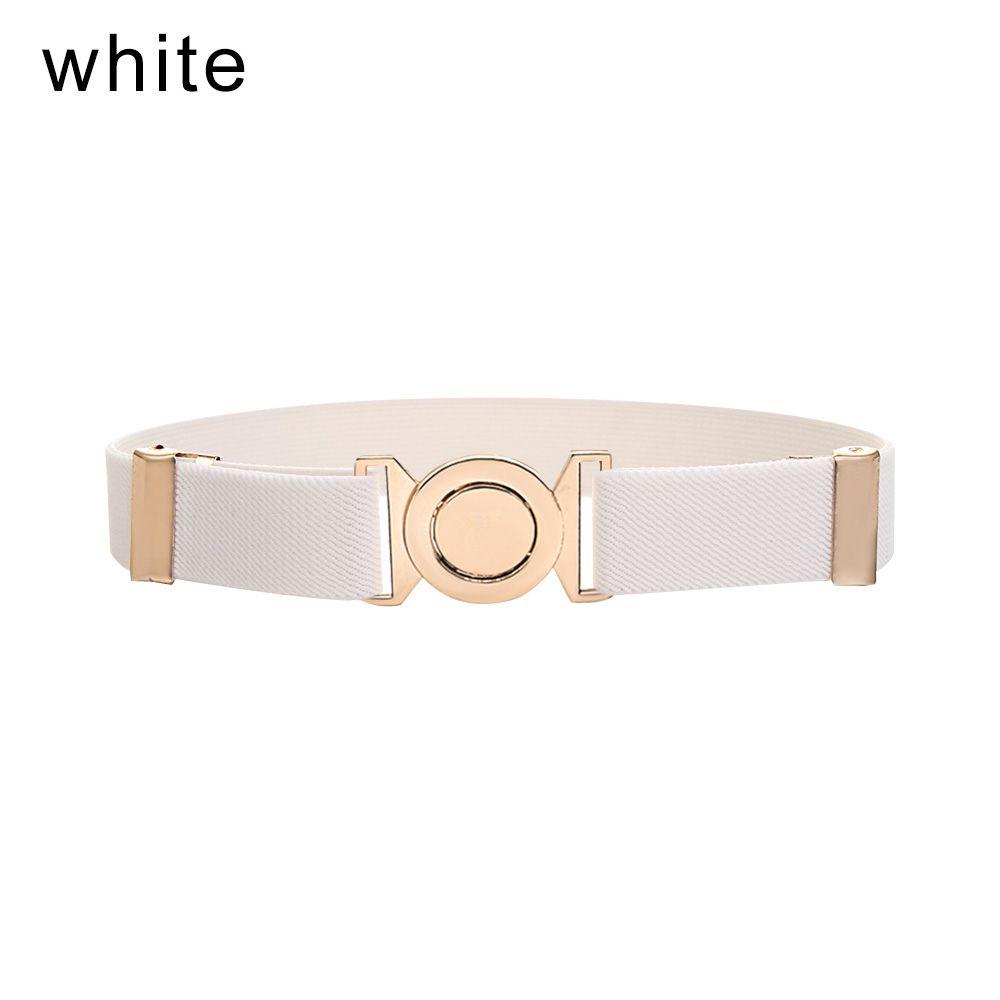 Stretch Kids Adjustable Elastic Belts Waist Belt Waistband Opposite Buckle