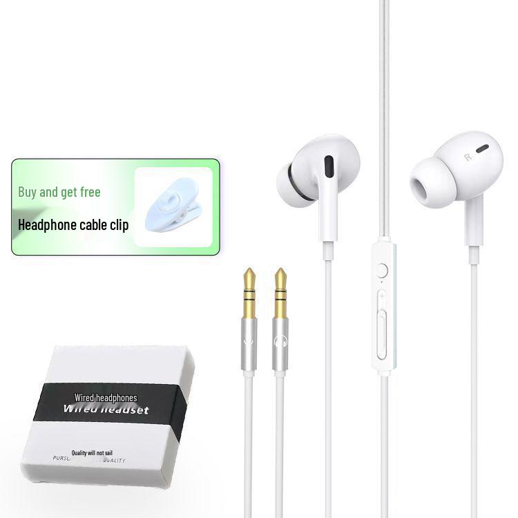Wired In-Ear Headphones with Microphone, 3m Cable, Great for Live Broadcasts and Monitoring