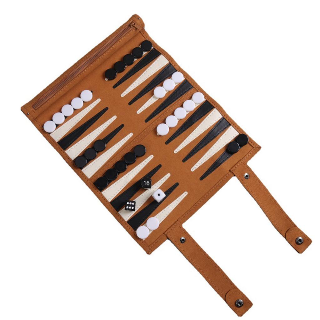 Portable Travel Board Game Backgammon Board Game Portable Backgammon Set Folding Portable Chess Board Enduring