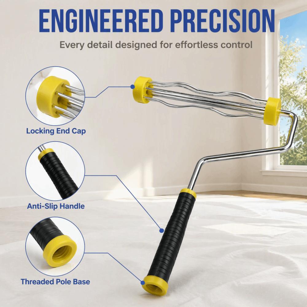 Galvanized Metal Frame Paint Roller Holder Roller Core Holder Latex Paint Application