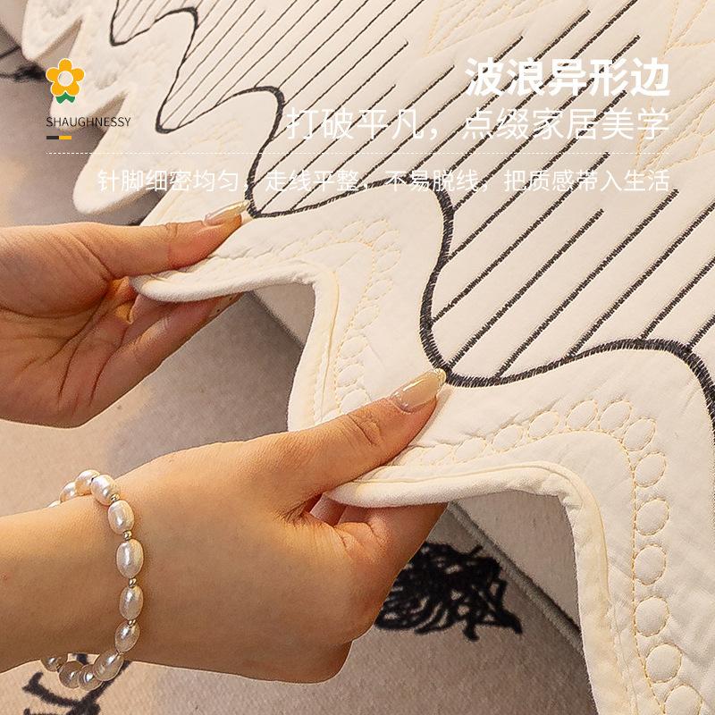 New Washed Cotton Sofa Cushion, Universal In All Seasons, Non-Slip, Simple Special-Shaped Irregular Sofa Cushion