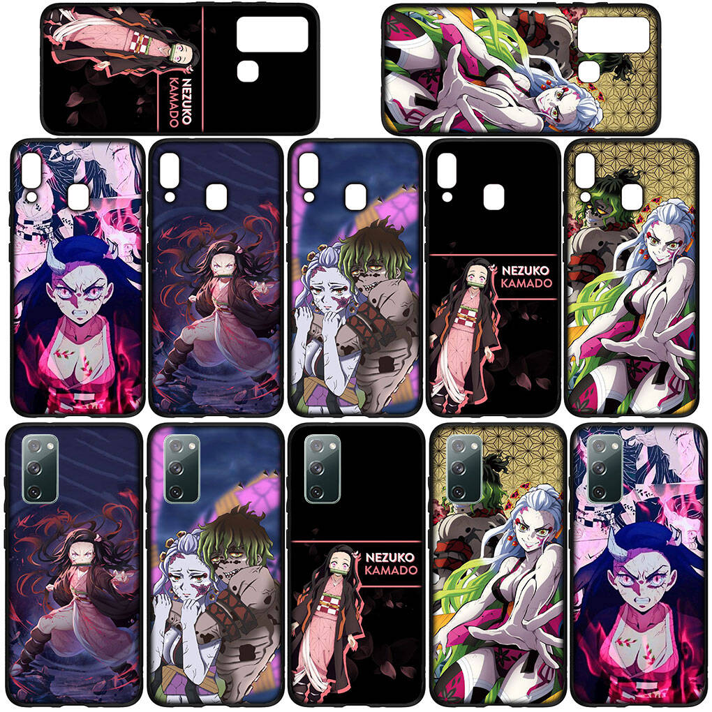 for Samsung Galaxy S25 S24 S23 S22 Ultra FE Plus A37 A57 A56 A55 A06 A16 A15 A36 A26 A35 A05 A25 A54 A34 Phone Case Daki Gyutaro Demon Slayer Nezuko