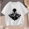 Summer Cute Kawaii Venom Print T-Shirt Fashion Street Style Children's Casual Top
