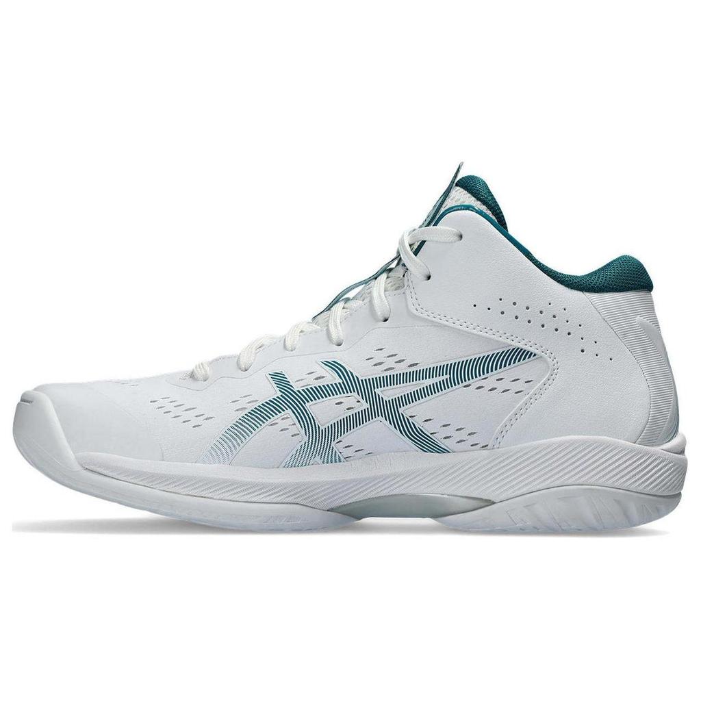 ASICS Gelhoop V16 White Rich Teal Unisex Sneakers 1063A078-101