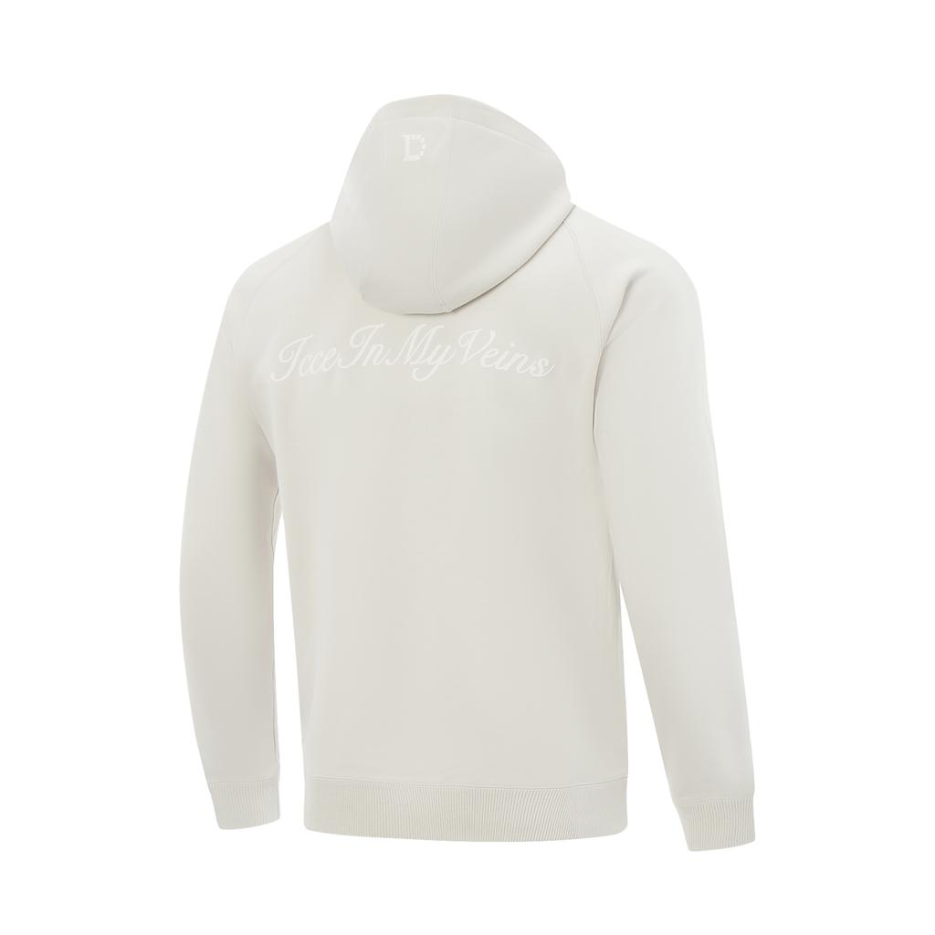 Li Ning Wade Series Loose Hooded Comfortable Casual Letter Simple Sweatshirt Men sweatshirt AWDV749-6