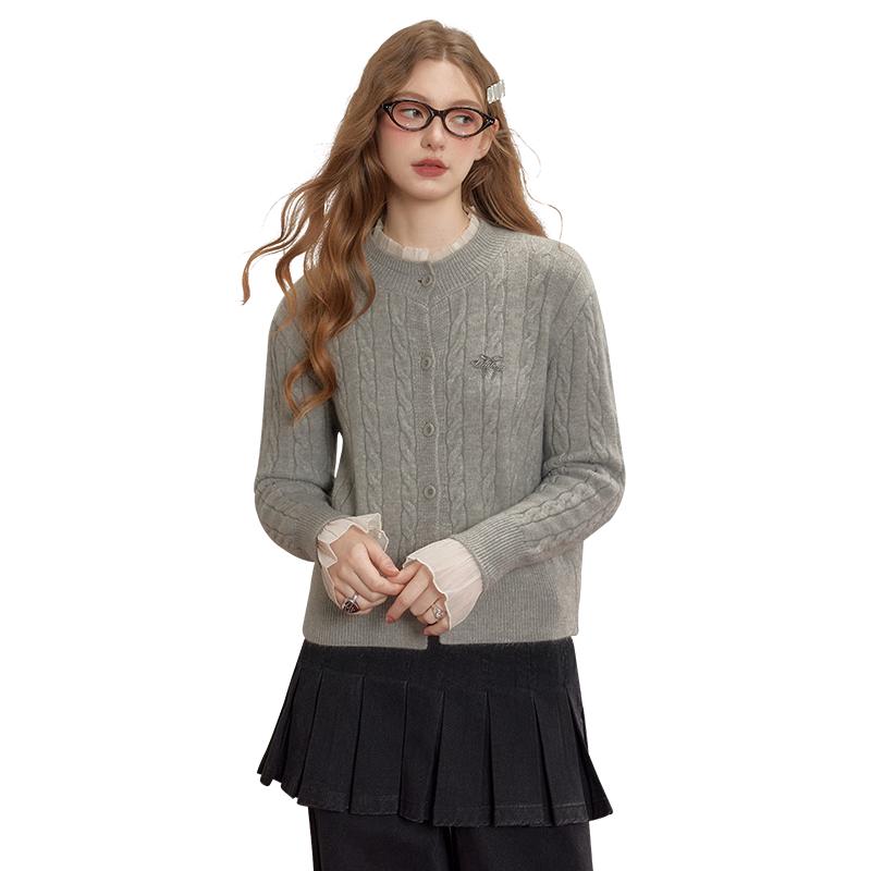 

UNIFREE Women s Simple Knit Long Sleeve Top One Size