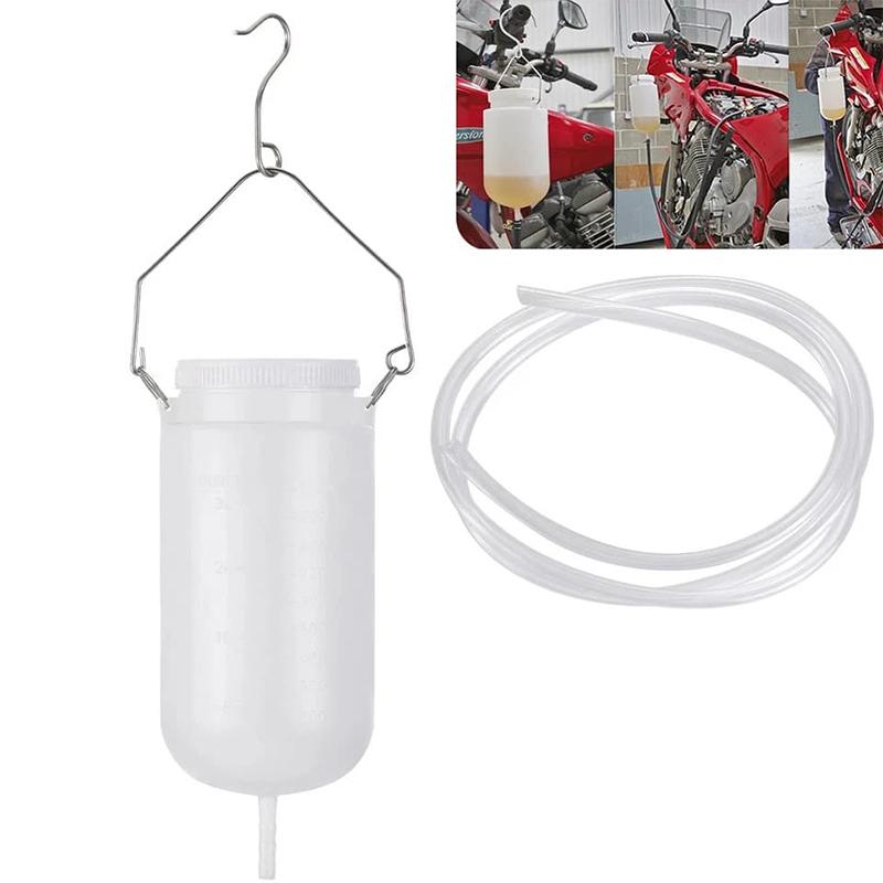 High Quality Motorcycle 4 Litre Auxiliary Fuel Tank Carb Gas Tanks With Hose Clips Balancing Tool Replacement Accessories