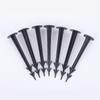 Pack of 100 Ground Stakes for Fixing Weed Control Cloth, or Mole Control Net Black
