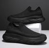 Men's Shoes Summer 2025 New Fly-woven Mesh Breathable Sports Casual Height Increase Men's One-pedal Lazy Socks Shoes