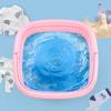 Mini Folding Washing Machine for Socks Underwear Bucket Cleaning (Pink US)