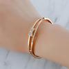 Korean Style Cute Bow Bracelet - Sweet & Versatile Full Diamond Jewelry for Female Students & Best Friends