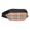 Burberry Checked Monogram Print Calfskin and Polyamide Shoulder Crossbody Waist Bag Medium Size Unisex Beige
