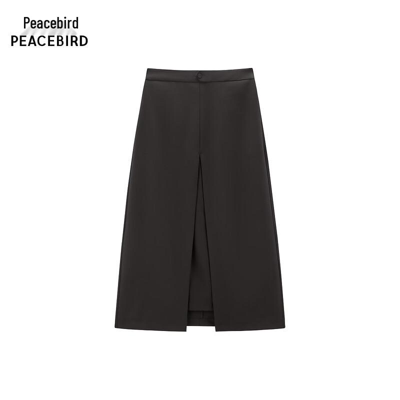 PEACEBIRD A-Line High-Waist Maxi Skirt L