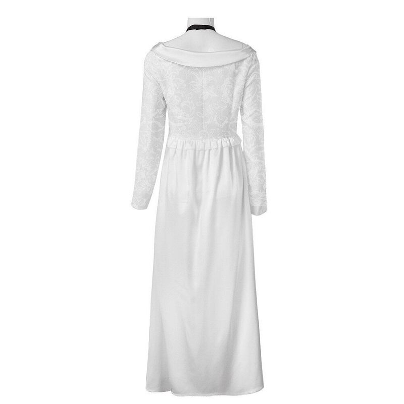 Amazon Halloween Ghost Doll Bride White Dress Cosplay Performance Costume