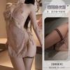Domila Sexy Lingerie Sexy Halter Strap Sequined Pure Desire Butterfly Suspender Nightdress Women's Uniform Suit
