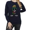 Looney Tunes Womens/Ladies Marvin The Martian Pose Heather Sweatshirt