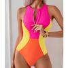 Sommer Sexy Badeanzüge Einteilig Damen Geschlossene Bademode Sport Surfen Schwimmbekleidung Bodysuit Badeanzüge Strandbekleidung Pool Badegast