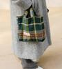 culmvale Checkered Tote Bag with Gusset and Interior Pocket, Stylish Canvas Design for Women, Girls, Adults, and Kids, Perfect for Commuting to