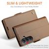 Luxury Magnetic Cards Solt Wallet Flip for Samsung S26 Ultra S25 Plus S24 S23 A36 A56 A17 A07 Kickstand Business Pocket Cover