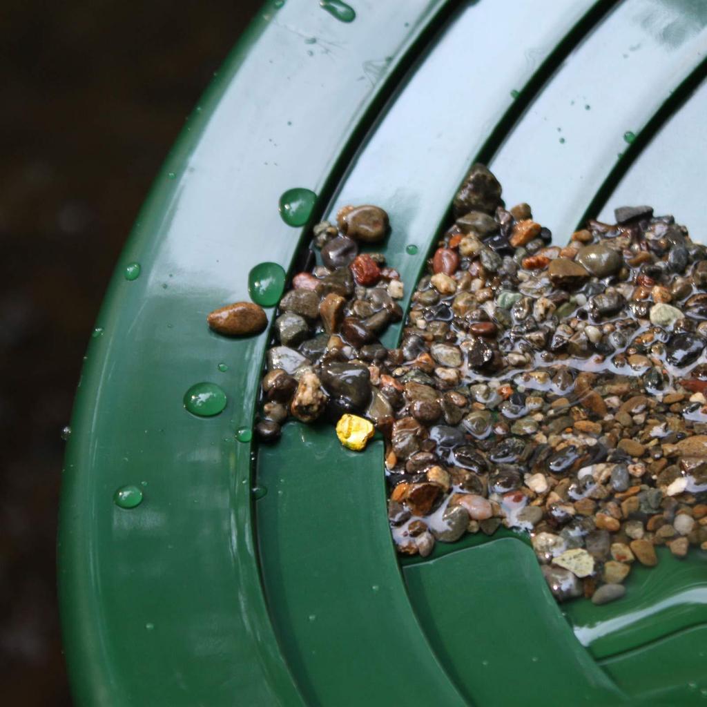 Gold Pan Washing Gold Plastic Sieve Golds Pan Gold Sifting Classifier Washing Sieve Tray Gold Panning Equipment Accessories