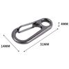 10/20/30 stücke Karabinerverschluss Schnalle Keychian Mini Karabiner Outdoor Camping Wandern Schnallen Legierung Frühling Snap Haken Schlüsselanhänger Werkzeug