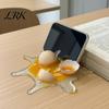 Desk Phone Stand Mobile Holder, Broken Egg Yolk Design Stand, Quirky Accessory Stable Platform Holder for Horizontal And Vertical Phones Practical
