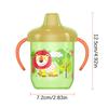 Дитяча навчальна чашка для пиття з перекидною ручкою, герметична пляшка для води, чашка з качкодзьобом