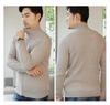 Men's Half-Zip Cashmere Wool Cardigan - Autumn/Winter Business Casual Sweater