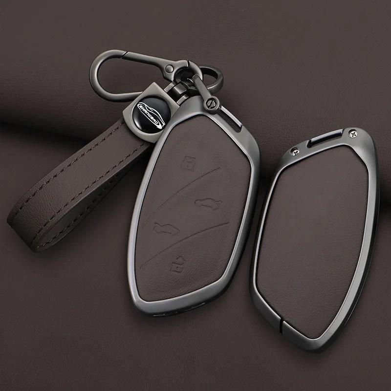 Zinc AlloyCar Key Case Cover Shell For Roewe RX5 I6 I5 RX3 RX8 ERX5 Ang MG ZS EV MG6 EZS HS EHS MARVEL X MARVEL R Electric 2021