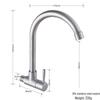 CWXA Brushed 304SS Single Cold Basin Faucet