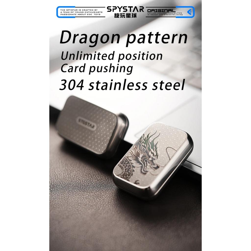 Dragon Fidget Slider 304 Stainless Steel Magnetic Push Pull Stress Relief Toy for Adults Kids Smooth EDC Desk Toy  Anti-Anxiety