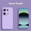 Liquid Silicone Phone Case For Xiaomi Redmi Note 14S Case For Redmi Note 13 Pro 4G Shockproof Funda Cover For Poco M6 Pro