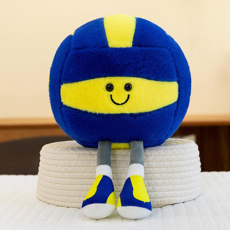 Plush Soccer Ball Toy With Legs For Kids And Home Decor Fun