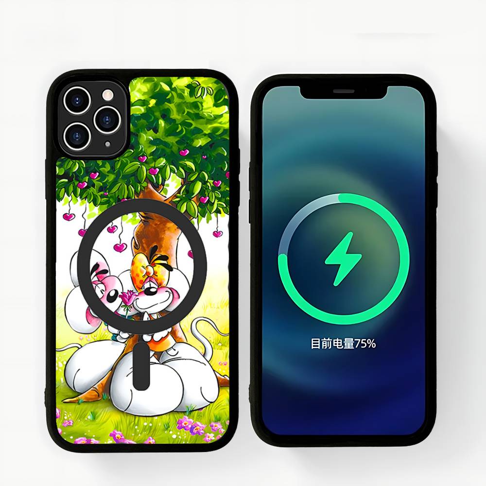 Cartoon D-Diddl Phone Case For IPhone 16 15 14 13 12 11 17 Pro Max Plus Magnetic Wireless Cover