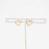 ESTELLE [Official] Women's 10K Yellow Gold Heart Motif Earrings 0202-3563-0019-0000