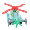 Transparent Helicopter Toy with Light Colorful Moving Gears Universal Walking Light Up Transparent