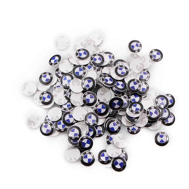 

50 PCS 14mm Car badge Emblem car Key Sticker decoration Sticker For Bmw e46 e90 e60 e39 f30 e36 f10 f20 e87 e92 e30 e34 X1 X3 X5