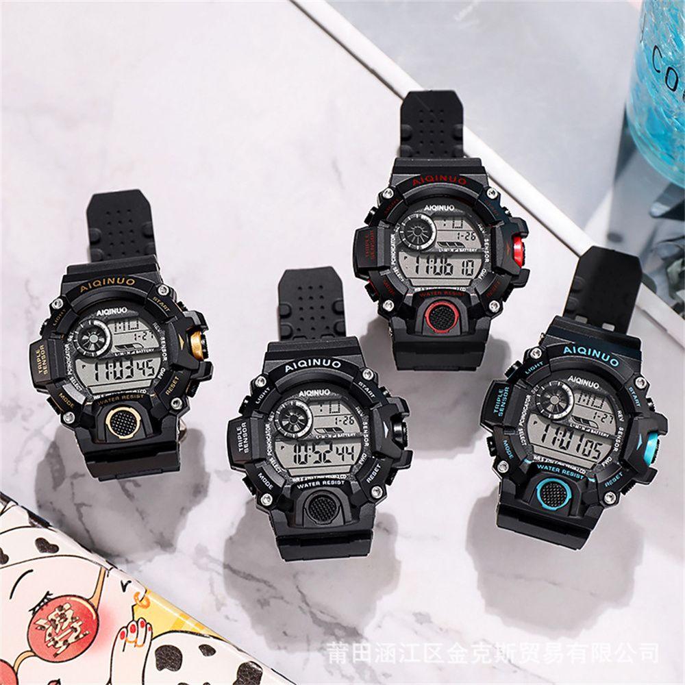 

Армейские многофункциональные ходячие мужские спортивные наручные часы Светящиеся часы Часы для мальчиков Цифровые часы