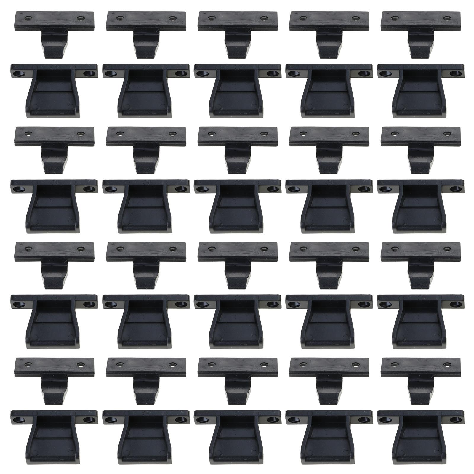 

20 шт. Зажимные цокольные крепежи Фитинги Пресс-фитинги Панельные зажимы Мебельные соединители Кронштейны Пластиковые соединительные крепежи